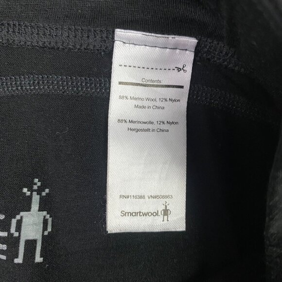 Smartwool 150 Merino Base Layer Bottoms Women's Small Black Leggings Wool - Picture 9 of 15